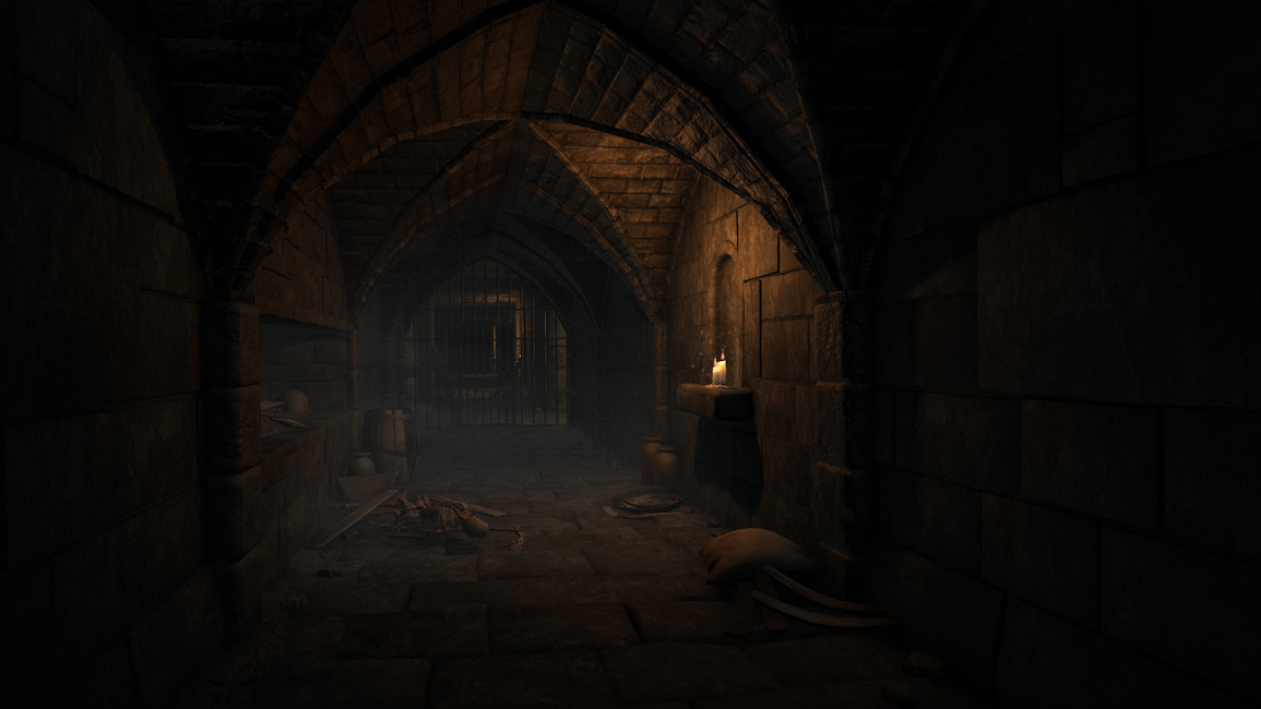 Grimm Souls Slide catacombs